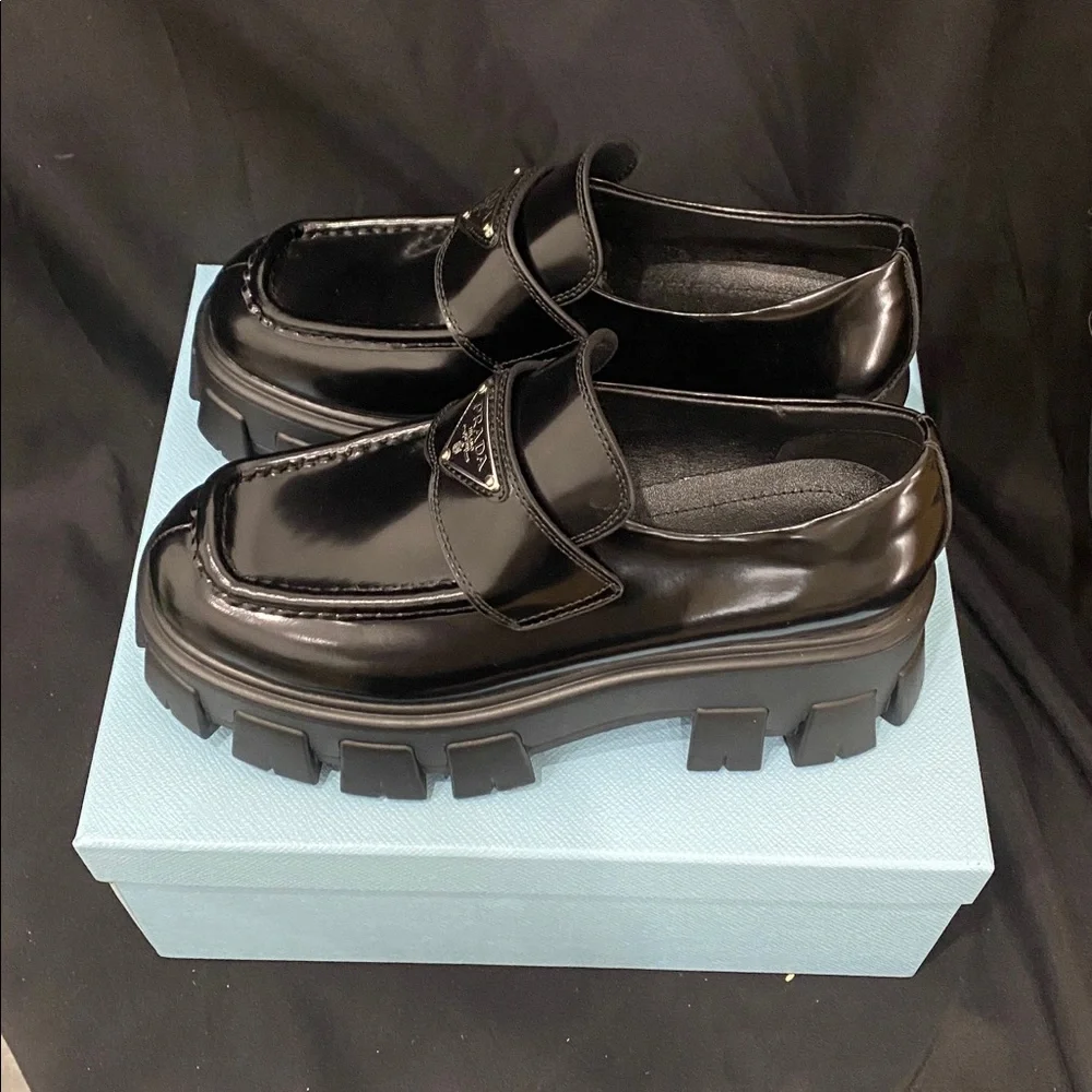 Prada Black Loafers - Picture 2 of 3